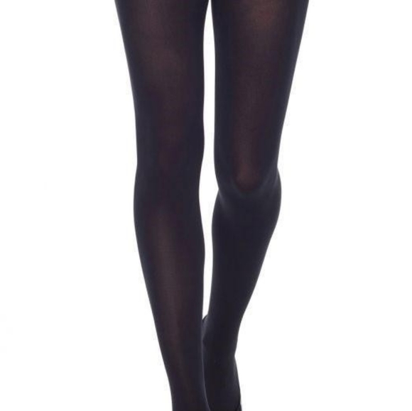 Opaque Microfiber Tights - Picture 4 of 4